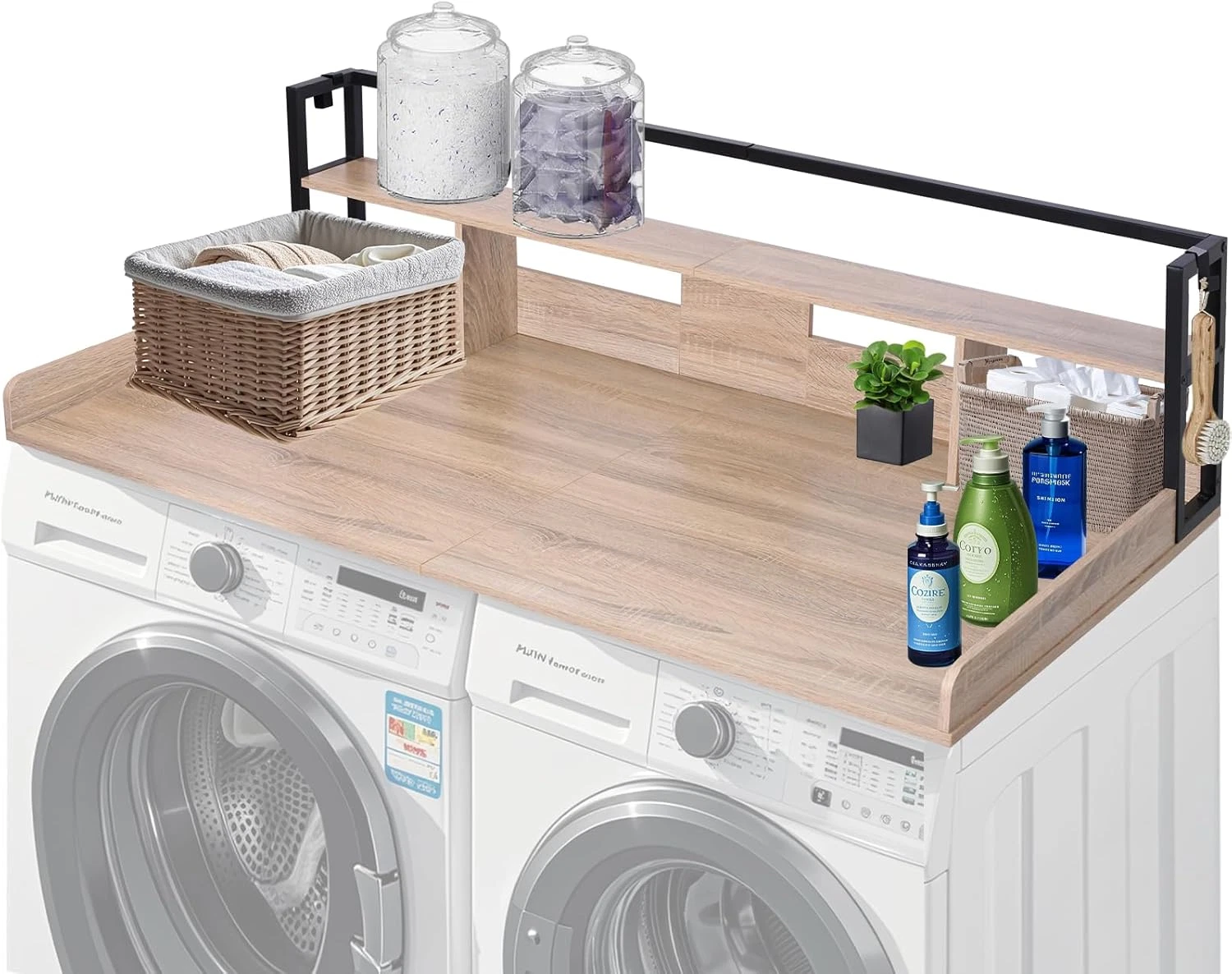 2 Tier Washer and Dryer Countertop 54" W X 27.5" D